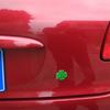 Universal Lucky Metal Car Emblem Side Marker Sticker Car 3D Four-Leaf Clover Sticker Body Side Label Scratch Cover Gift