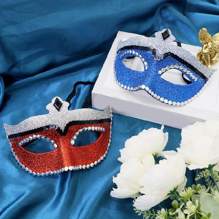 Premium Plastic Masquerades Mask With Color Burst Powder Release Mechanism For Costume Parties