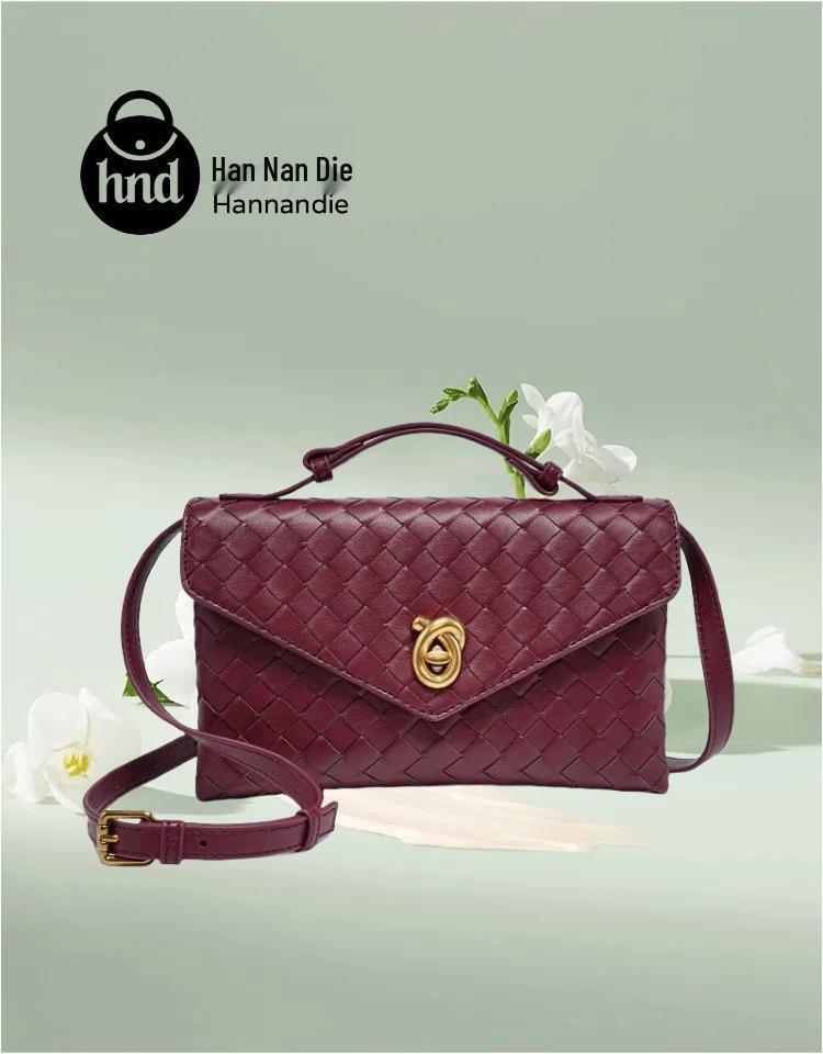 

Сумка женская трендовая через плечо и кроссбоди ручной работы из плетеной кожи от известного бренда 2025 25*16*5.5 cm