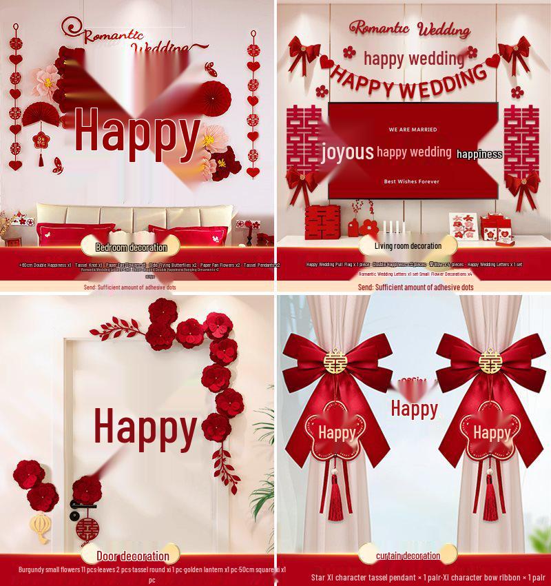 Komplett Bröllopsrumsinredningsset för Sovrum & Nytt Hus