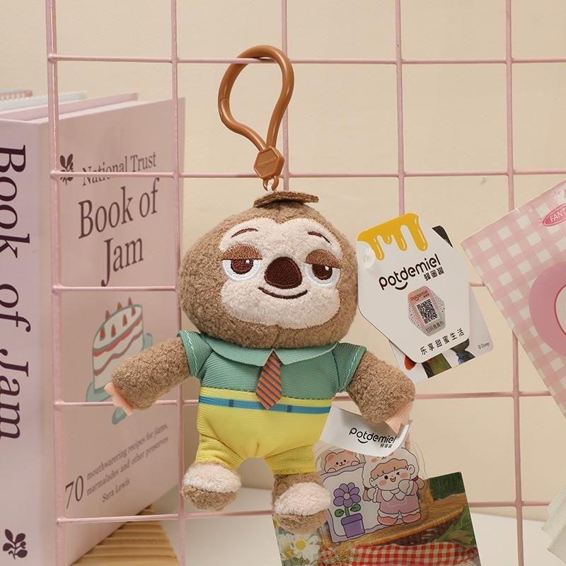 Judy Hopps Plush Toy Cartoon Stuffed Dolls Backpack Keychain Pendant Gift