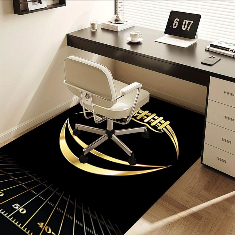 Golden Football Chair Mat Office Carpet for Home Decor, Sofa Rug, Large Size Gift Suitable for Bedroom, Living Room & Various Rooms
