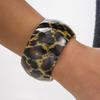 Vintage Exaggerated Leopard Print Resin Cuff Bangles for Women Fashion Sexy Y2K Thick Wide Bracelets Beach Jewelry Gift 2026 New