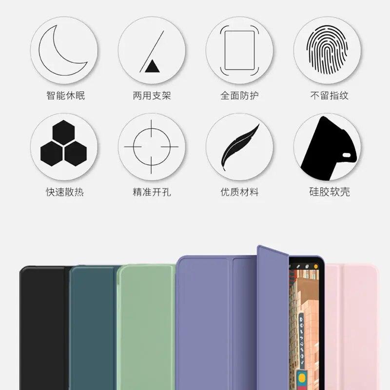 Hülle für Huawei Matepad Pro 10.8 / T10S 10.1 / T10 9.7 Ständer Schutzhülle für Mediapad M6 8.4 / Honor V6 10.4 Tablet Funda