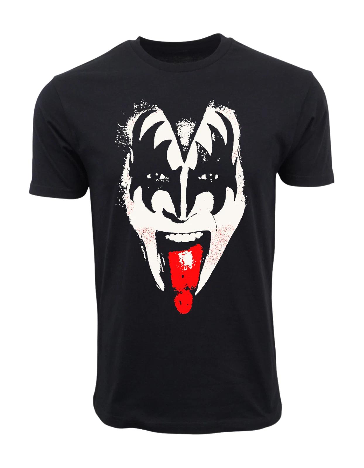 Men s and Women s T-shirts KISS FACE TONGUE BAND GRAPHIC S