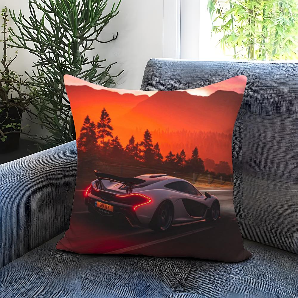 Stylish FForza Horizon 5es Cushion Cover Comfortable Reversible Pillow Cover Ideal for Car Sofa Bedroom Beyond
