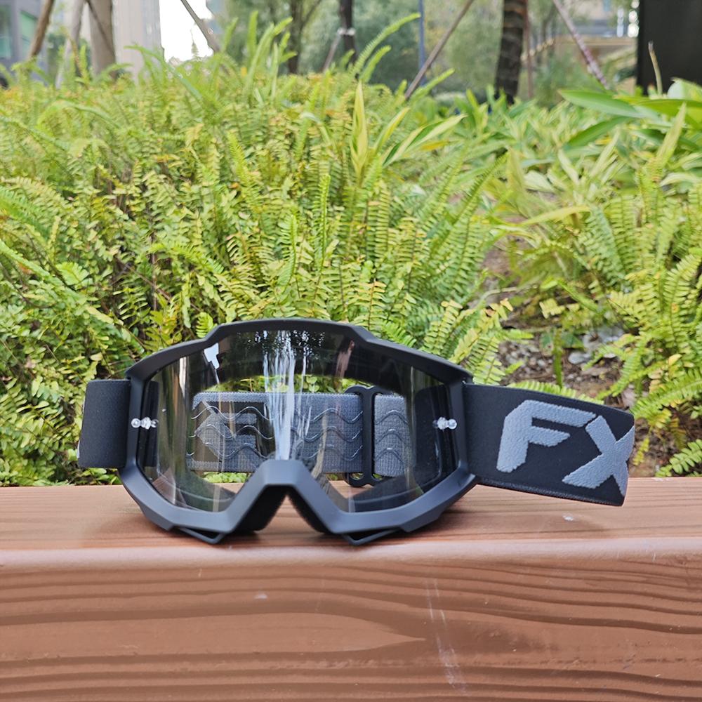 FXR Road Bike Goggles Windproof Dustproof Sandproof Lightweight Comfort Padding for Long Distance Touring and Racing Riding