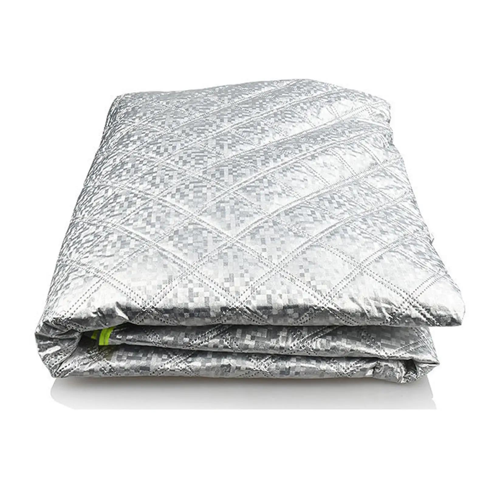 

Универсальный утолщенный автомобильный чехол, очень большой, для защиты лобового стекла автомобиля от снега, защита капота от солнца, противообледенительный чехол N6E2