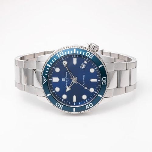 Salvatore Marra Men's Automatic Watch, Stylish, Waterproof, Analog, with Watch Cloth Included, SSBL