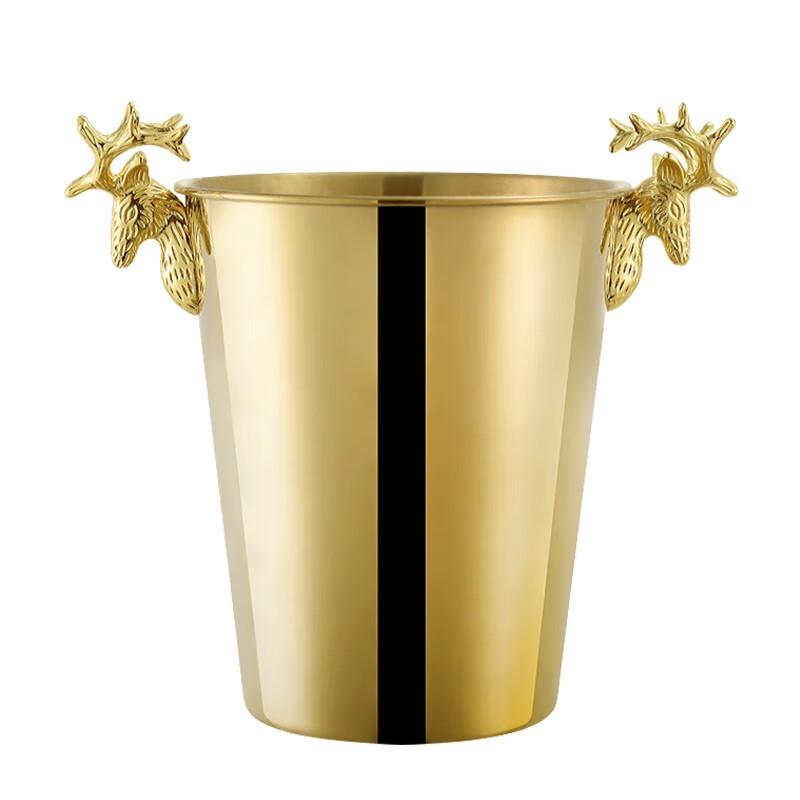Chushi Stainless Steel Deer Antler Wine Ice Bucket