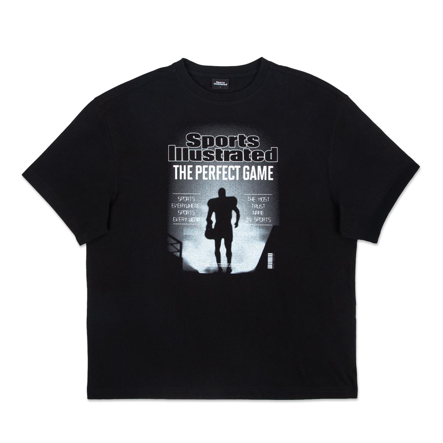 Sports Illustrated Perfect Game Graphic Round T-Shirt (Black) M
