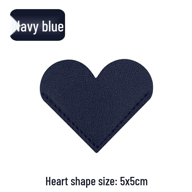 Customizable Heart-Shaped Leather Bookmark with PU Leather and Logo Personalization