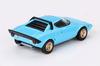 MINI GT 1/64 Scale Lancia Stratos HF Stradale Azzurro Chiaro (Light Blue) (Left-Hand Drive) Finished Product