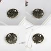 Geometric Celtic Knot Brooch Pin With Alloy Construction For Nordic Style Accessories