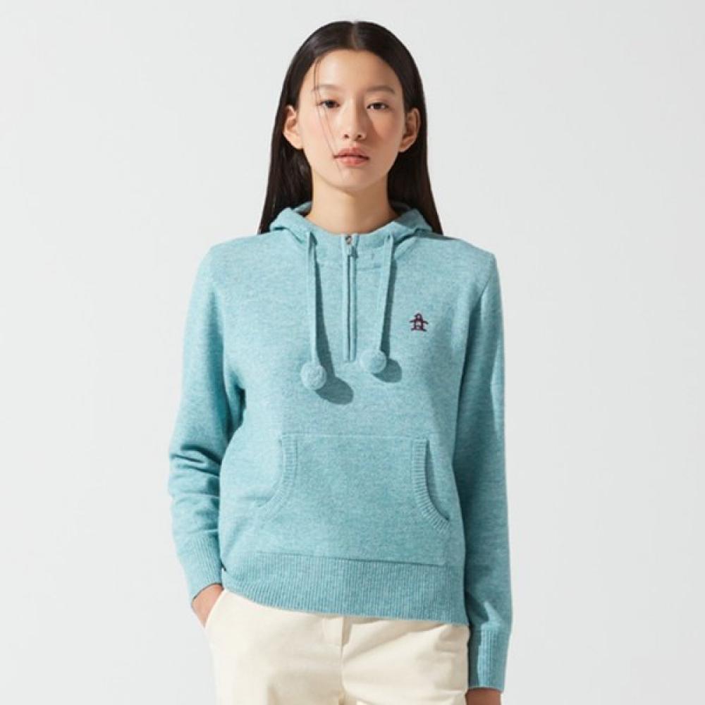 MunSingwear Women S Hooded Windbreaker Sweater MINT_MINT/S