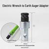 Earth Auger Drill Bit with Electric Wrench Adapter
