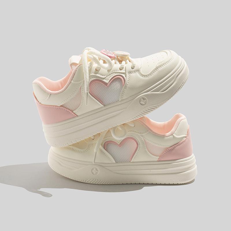 22 summer new ins student platform mesh breathable board shoes casual shoes 2 35