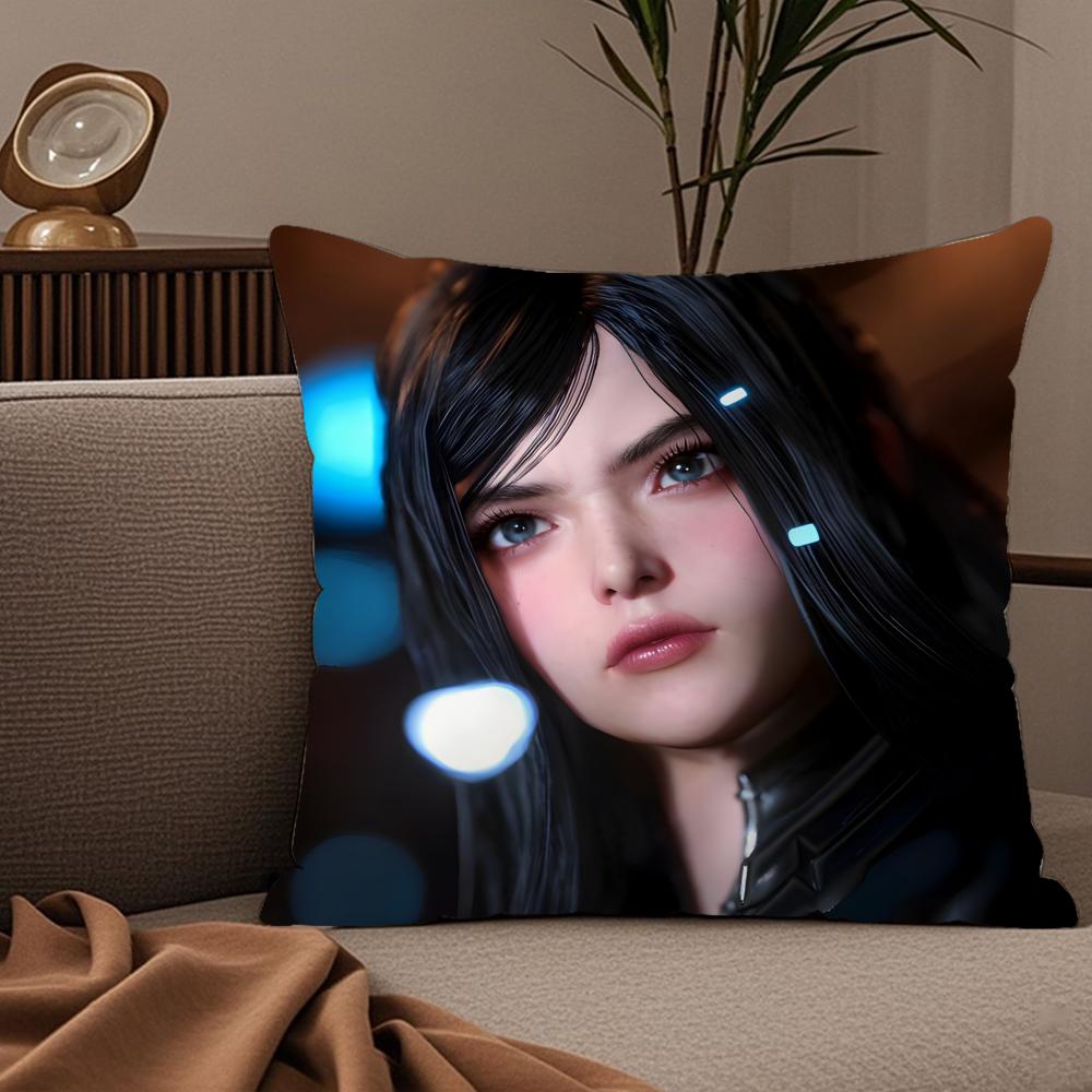 Звездный клинок Наволочка Шелковистая Элегантный Комфорт Диван-кровать Невидимая молния 30cmx30cm