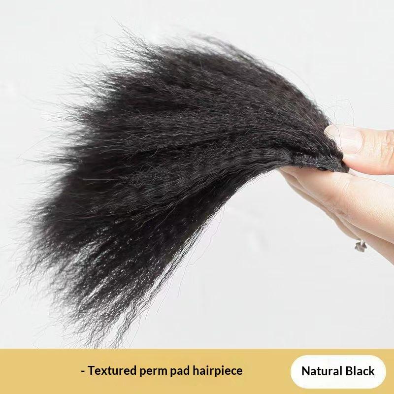 

Invisible Synthetic Hair Piece Fluffy Natural Hair Extensions Corn Silk High Crown Topper Increase Sales Volume For Women