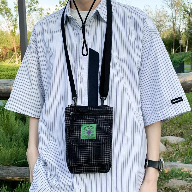 Trendy Brand Small Satchel, High-end Outdoor Portable Mobile Phone Small Bag, Men's and Women's Casual Shoulder Bag, Light Messenger Bag