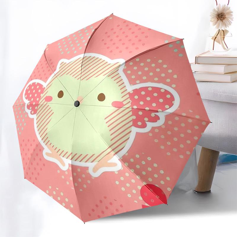 1pc Cute Sheep Illustration Umbrella with Plastic Handle,Suitable for All Seasons Home Travel Outdoor Umbrellaptys31034