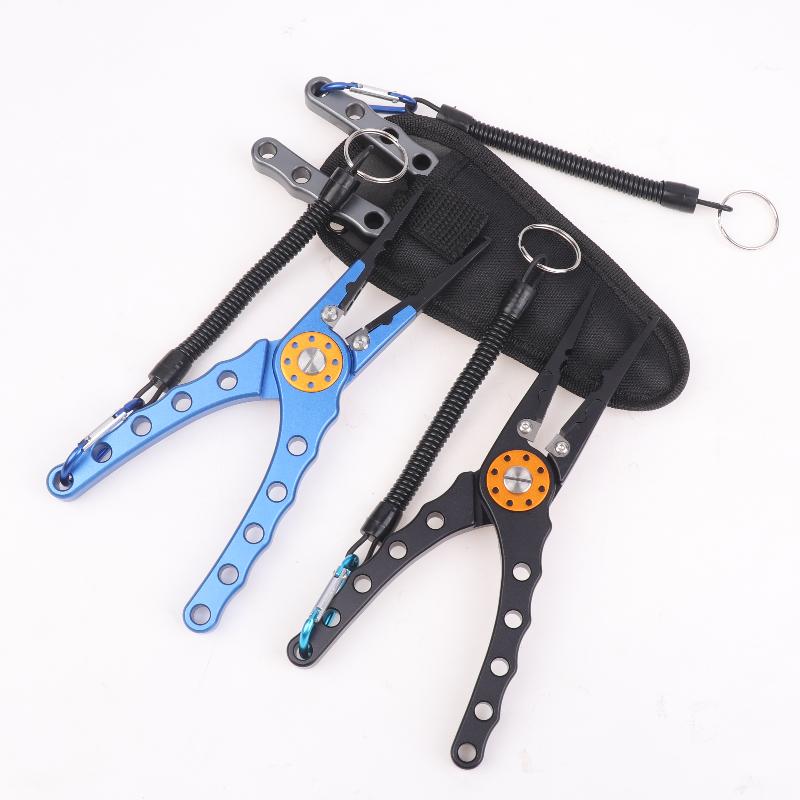 Fishing Pliers Line Cutter Multifunctional Knot Aluminum Alloy Scissors Hook Remover Fishing Equipment