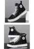 Men's Harajuku-Style High-Top Canvas Shoes: Trendy, Comfortable Casual Footwear for Teenagers and Students