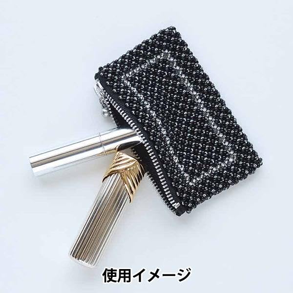 Miyuki Bead Kit, Mini Pouch Kit, 6.5cm x 10.5cm x 1cm, Black, BFK635
