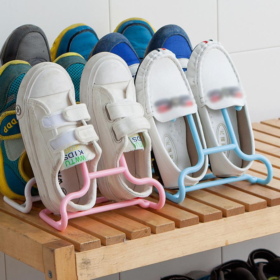 2PCS 2 In 1 Stand Up Storage Shoe Rack Shoe Rack for Kids Multifunctional Balcony Shoe Rack Drying Shoe Rack