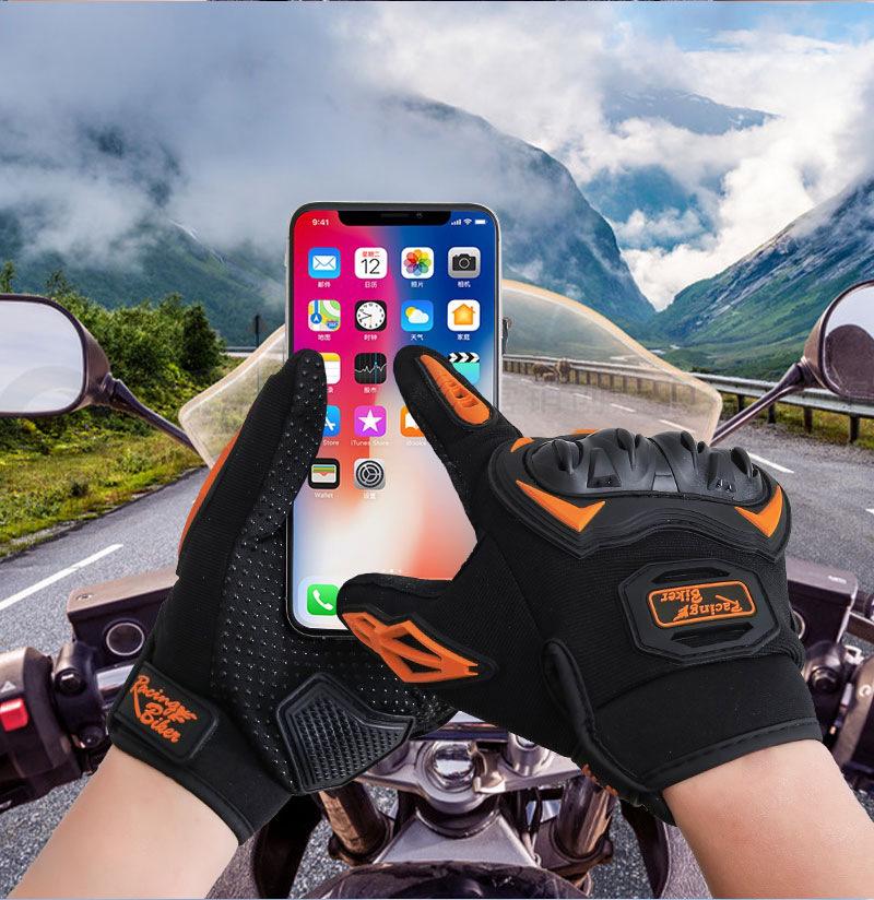 Unisex Summer Cycling & Motorcycle Half-Finger Breathable Gloves with Touchscreen Compatibility