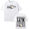 Rosalía LUX 2026 Světové turné Oboustranné oficiální Merch tričko Španělská latinskoamerická zpěvačka Bílé Unisex Oversized Koncertní trička