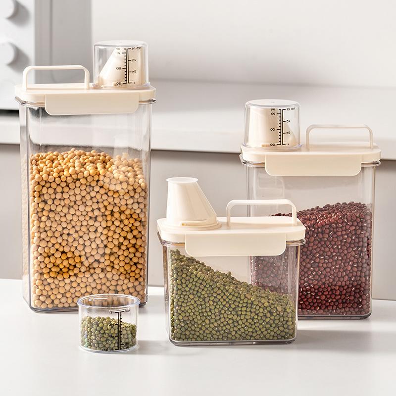 Food-grade Sealed Cans, Household Kitchen Sealed Storage Cans, Tea, Grains and Cereals Storage Boxes, Storage Cans, Storage Cans