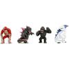 Figurines à Collectionner - JADA - Godzilla x Kong - Lot de 4 - Métal - 6,5 cm
