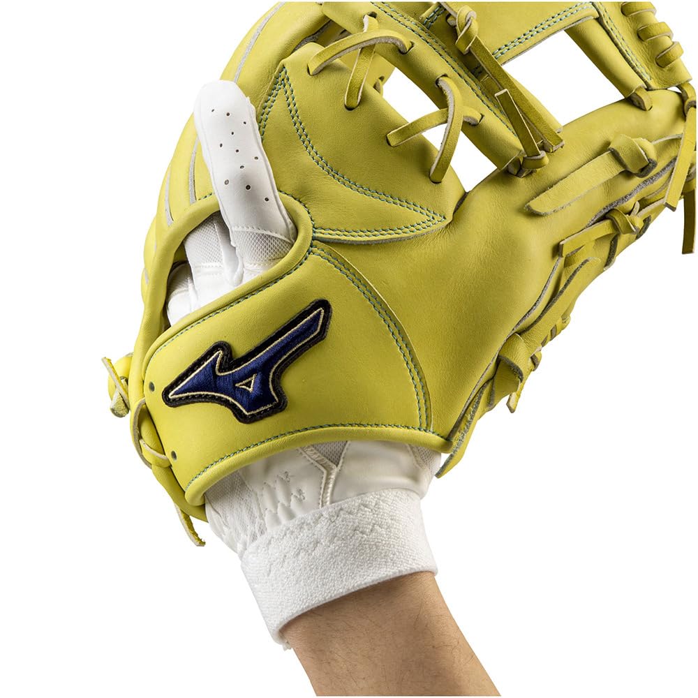 Mizuno Baseball Fielding Left High School Baseball Rules Compliant 1EJEY26010 Glove, Hand, Model, (White/JM/Jr)