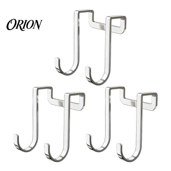 Backpack Hangers For Doors Heavy Duty Bunk Bed Hook, Stainless Steel No Drill Over The Dorm Room Essentials Door Space Saving Organizer for