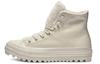 Chuck Taylor All Star Street Warmer Ripple High Top Thick Sole Pure White Women's 562423C