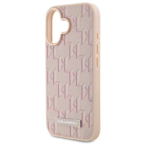 Karl Lagerfeld Klhmp16Spkhporpp Iphone16 6.1 Różowy/Pink Hardcase Hot Stamp Magsafe