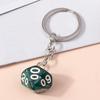 Fashion Resin Geometric Dice Keychain for Men Women Keyring Pendants Car Key Holder Handbag Decor DIY Key Chain Jewelry Gift
