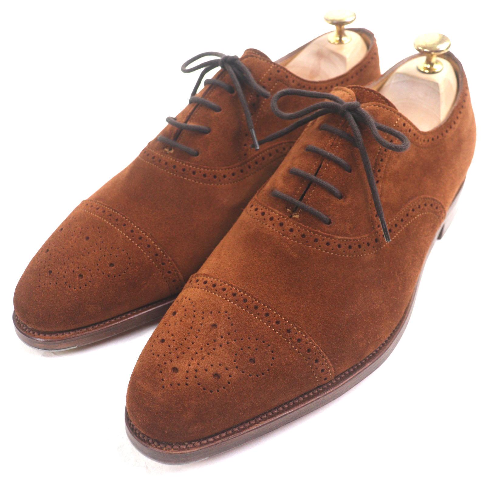 

Бездоганні шкіряні туфлі John Lobb SAUNTON Thornton Brown Замша чоловічі 8 Вживані
