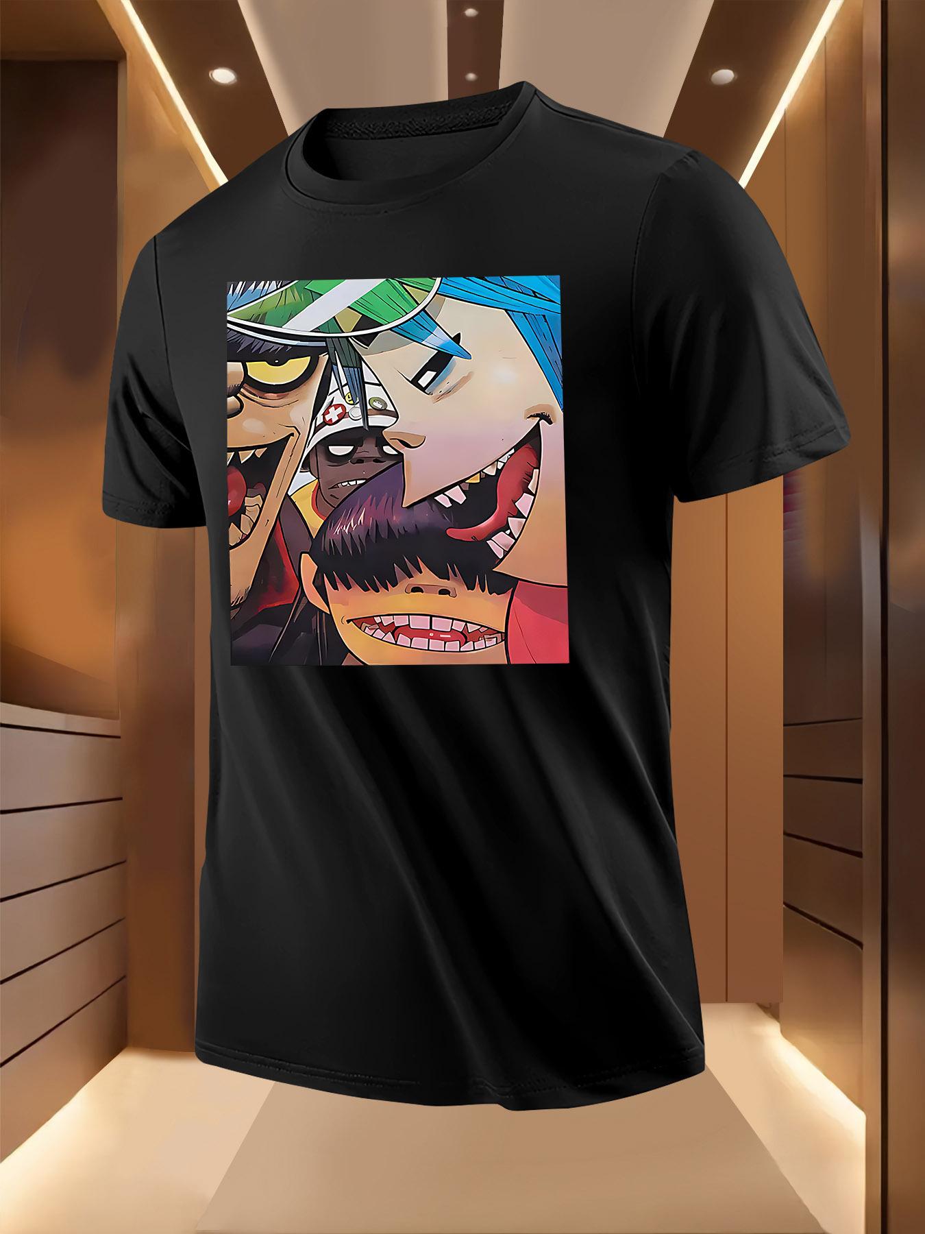 Street Band Graphic Print Tshirt - Breathable Lightweight... S