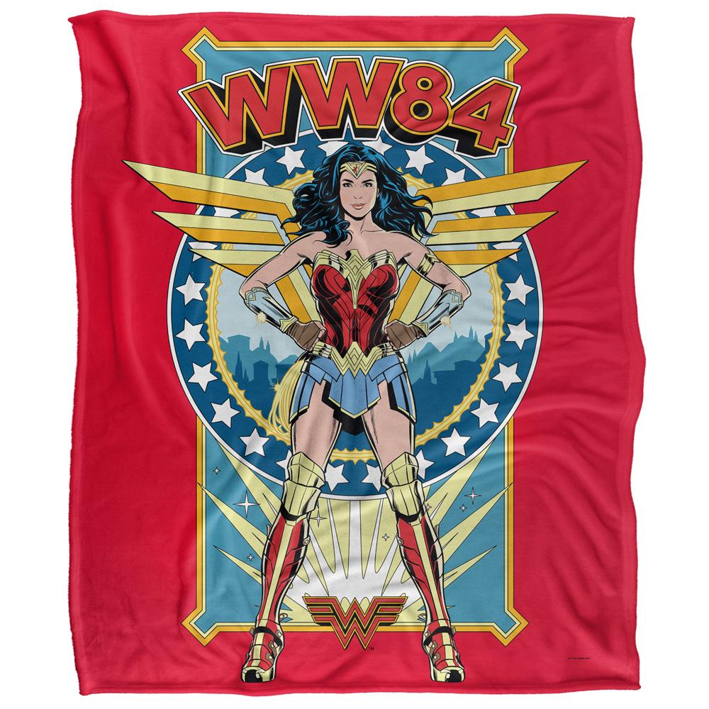 Wonder Woman Stand Tall Silky Supersoft Blanket