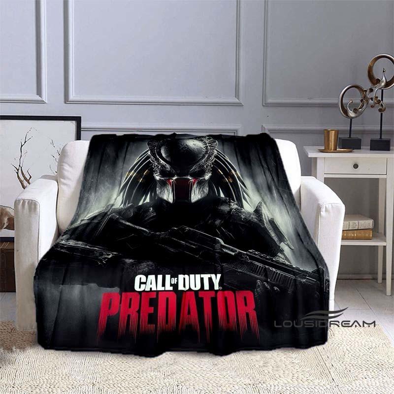 Alien Vs. Predator Printed Blanket Warm and Beautiful Flannel Soft and Comfortable Home Travel Bed Blanket Birthday Gift