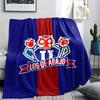 Universidad de Chile Print Flannel Blanket, High quality Comfortable for All Seasons, Home Decor, Warmth and Comfort, Perfect for Christmas Gifts