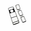 Window Switch Button Garnish Trim 4PCS For Benz GLA CLA 2013- Black Steel