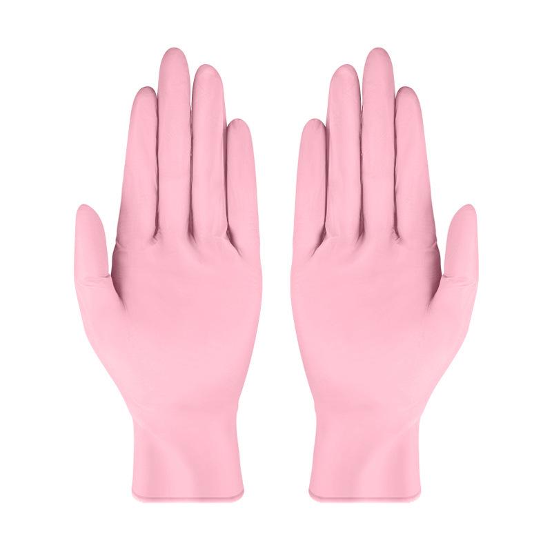 9-inch Food-Grade Nitrile Disposable Gloves for Dental, Beauty, Household & Medical Use - Waterproof & Protective