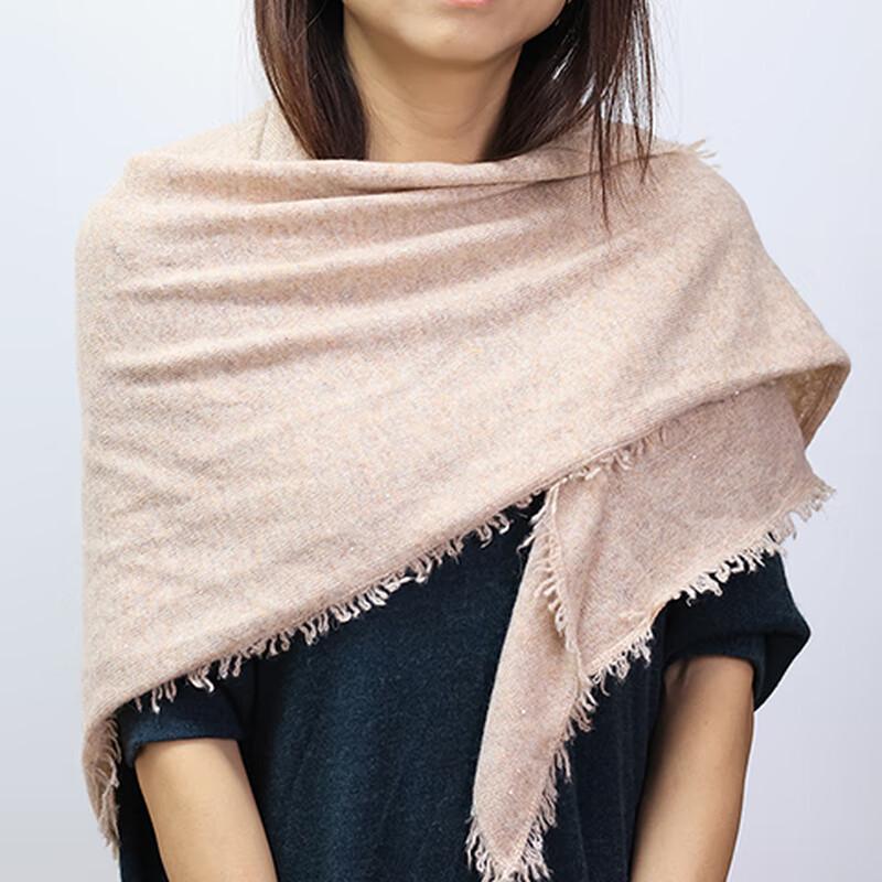 Luda Hua Women's 100% Cashmere Plaid Shawl Scarf