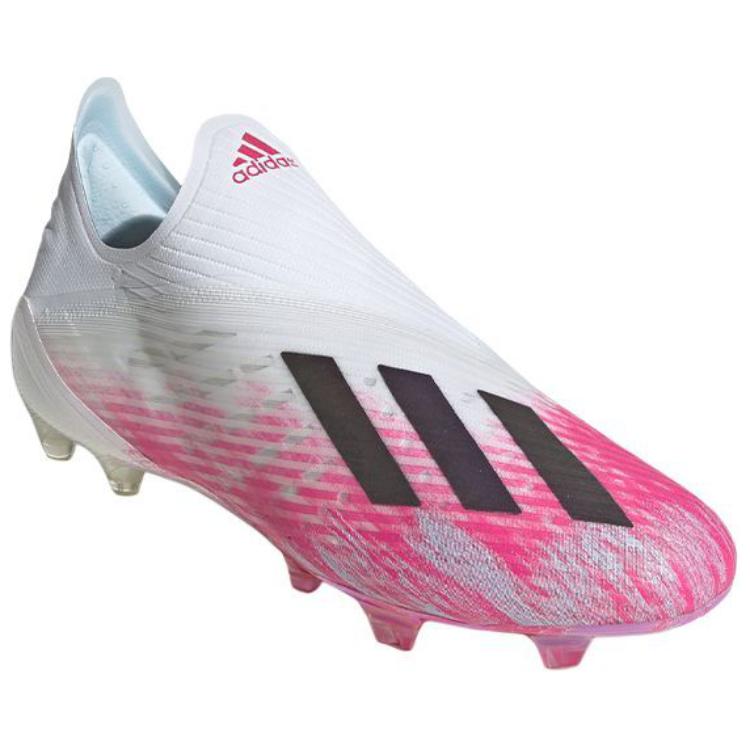 Adidas X 19+ FG Weiß Schockpink Herren Sneaker Wolkenweiß Kernschwarz EG7138