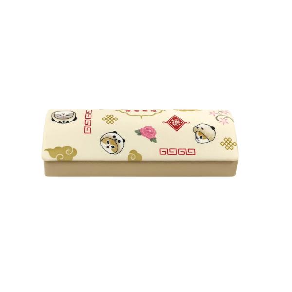 Mofusand Panda Nyan Glasses Case (Ivory) Japan NEW