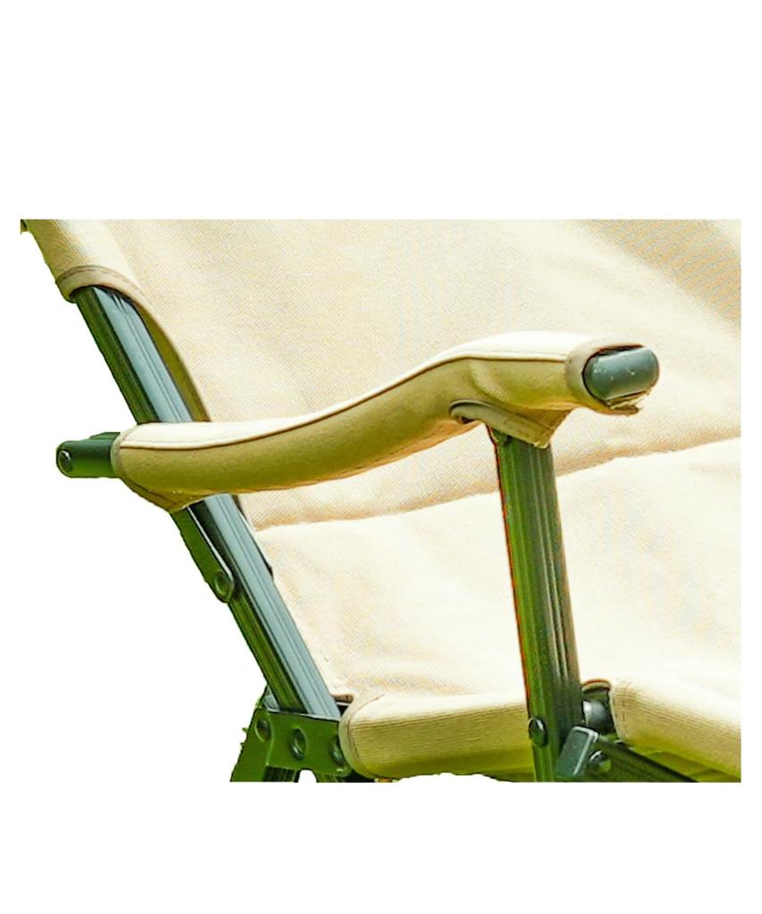 Outdoor Chair Canvas Relax Chair VP1645002 Coyote 56 X 78 X Height 86 Cm Seat 35 Cm High Back Bonfire Chair Storage Bag Included [Vision Peaks]