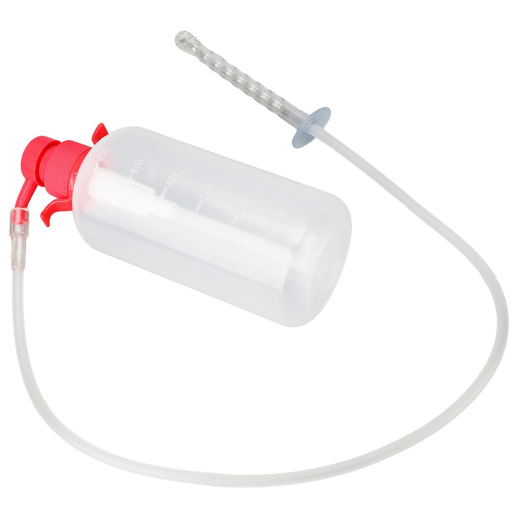 Vaginal Douche Multipurpose 9 Holes Removable Silicone Women Vaginal Cleaner with 3 Nozzles 600ML